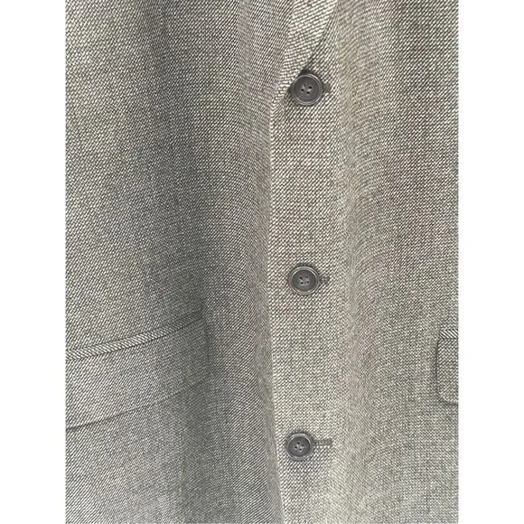 Calvin Klein Blazer Sport Coat Suit Jacket Men Size 48 L‎ Brown Tweed Wool